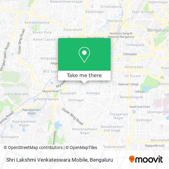 Shri Lakshmi Venkateswara Mobile map