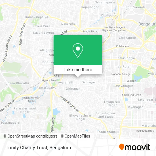 Trinity Charity Trust map