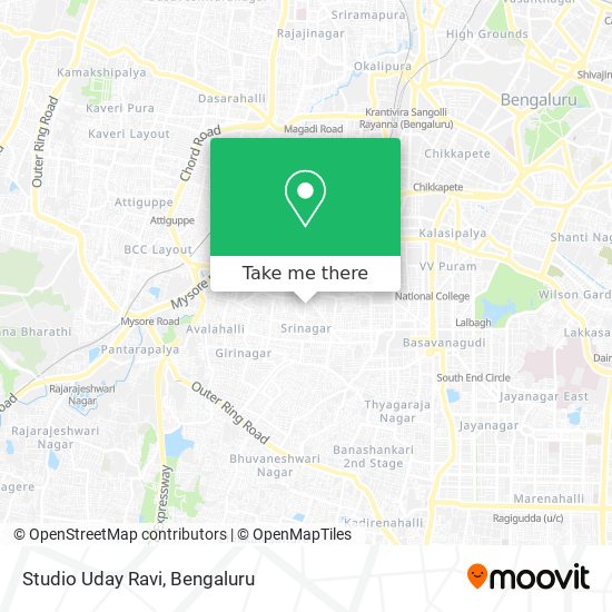 Studio Uday Ravi map