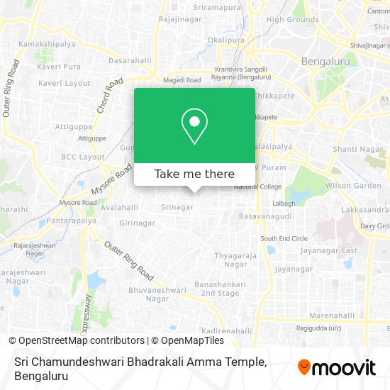 Sri Chamundeshwari Bhadrakali Amma Temple map