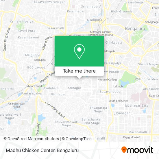 Madhu Chicken Center map