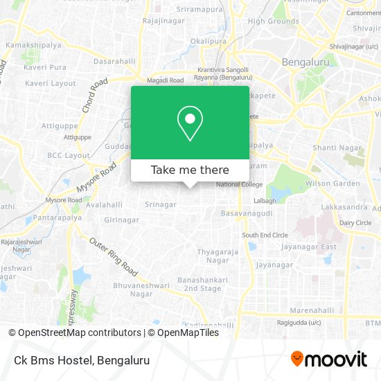 Ck Bms Hostel map