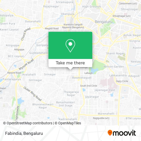 Fabindia map