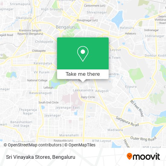 Sri Vinayaka Stores map