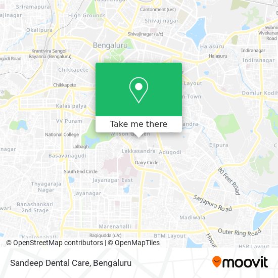 Sandeep Dental Care map