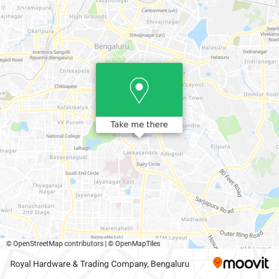 Royal Hardware & Trading Company map