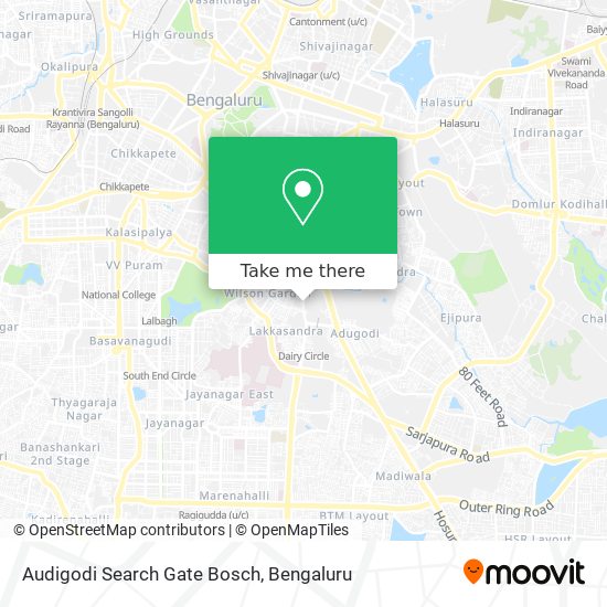 Audigodi Search Gate Bosch map