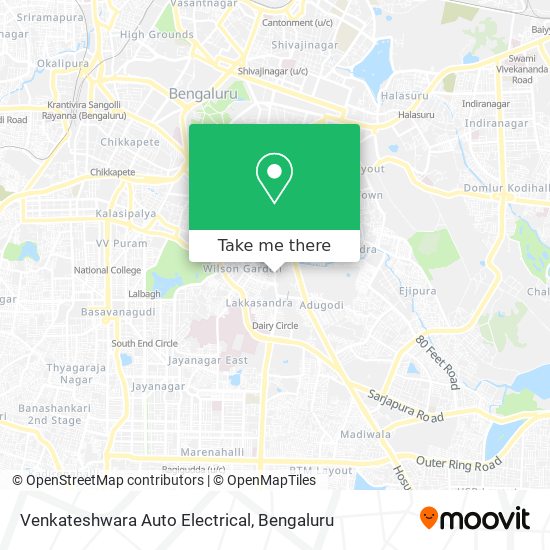 Venkateshwara Auto Electrical map