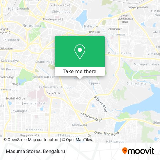 Masuma Stores map