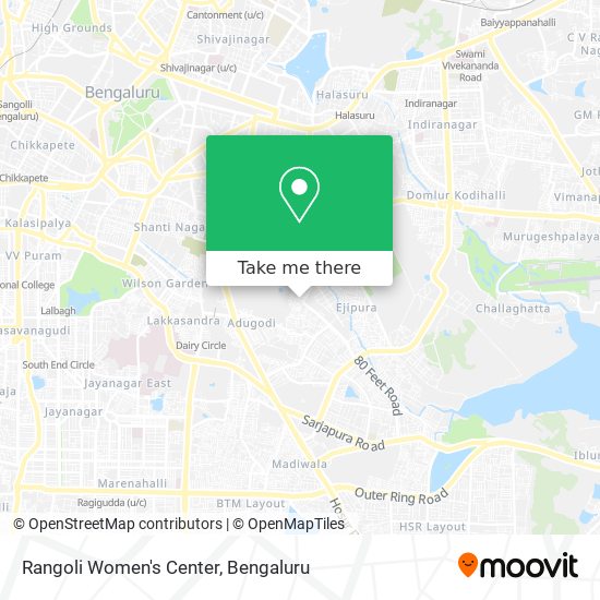 Rangoli Women's Center map
