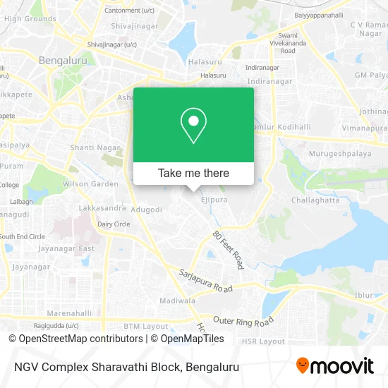 NGV Complex Sharavathi Block map