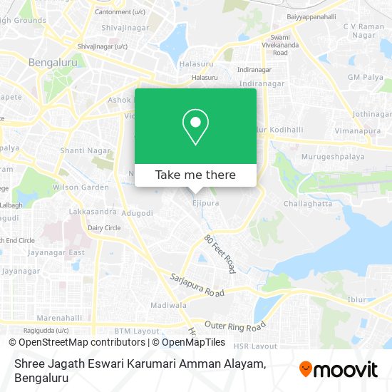 Shree Jagath Eswari Karumari Amman Alayam map