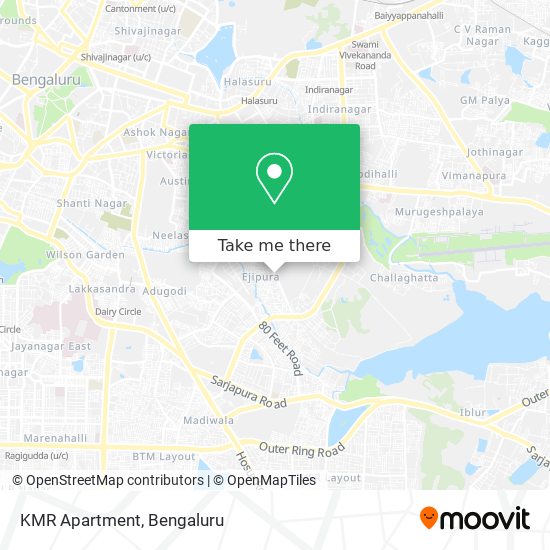 KMR Apartment map