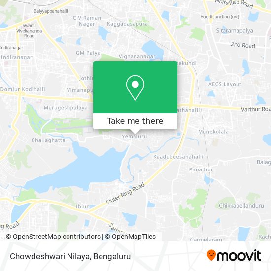 Chowdeshwari Nilaya map