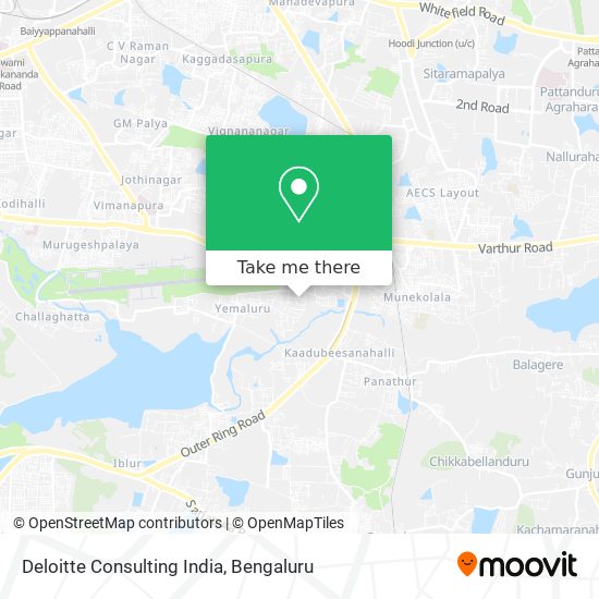 Deloitte Consulting India map