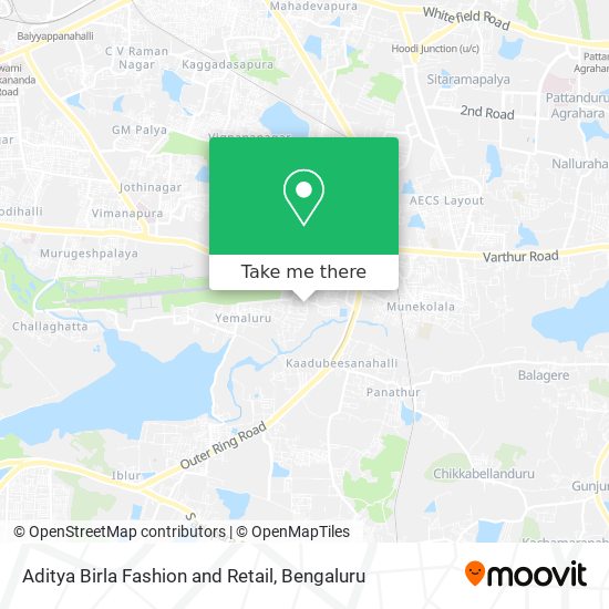 Aditya Birla Fashion and Retail map