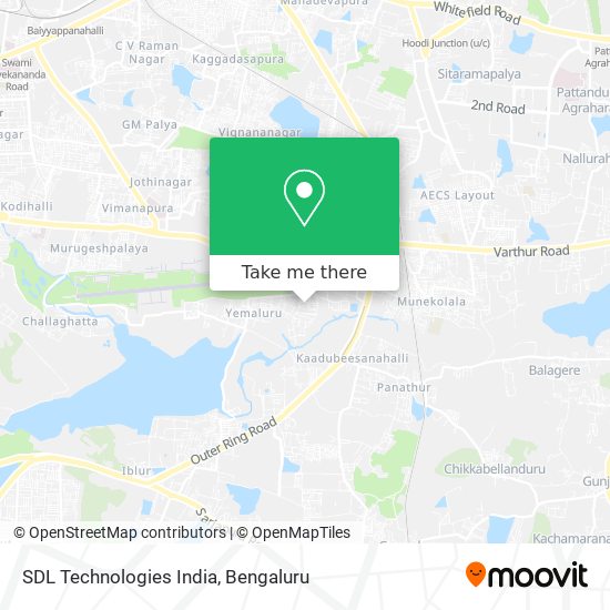 SDL Technologies India map