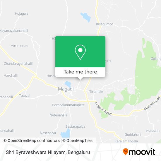 Shri Byraveshwara Nilayam map