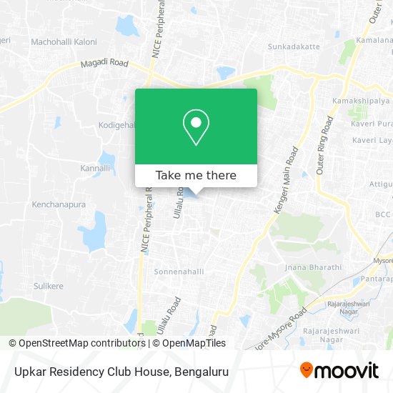 Upkar Residency Club House map