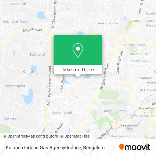 Kalpana Indane Gas Agency-Indane map