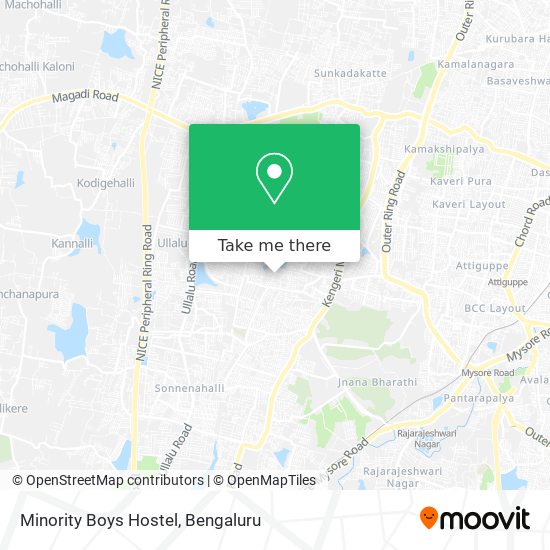 Minority Boys Hostel map