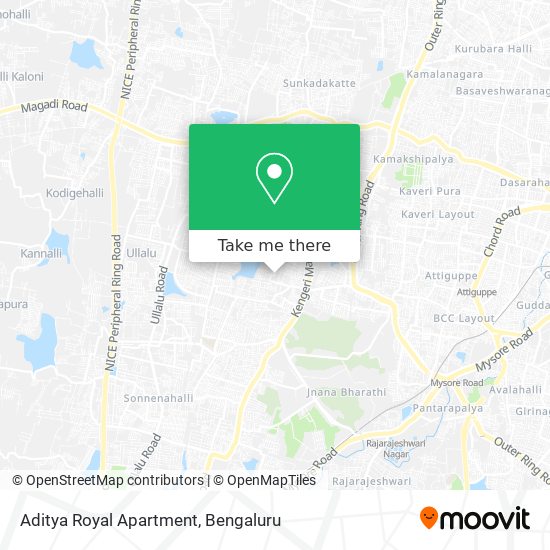 Aditya Royal Apartment map