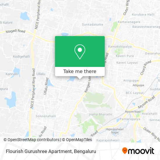 Flourish Gurushree Apartment map