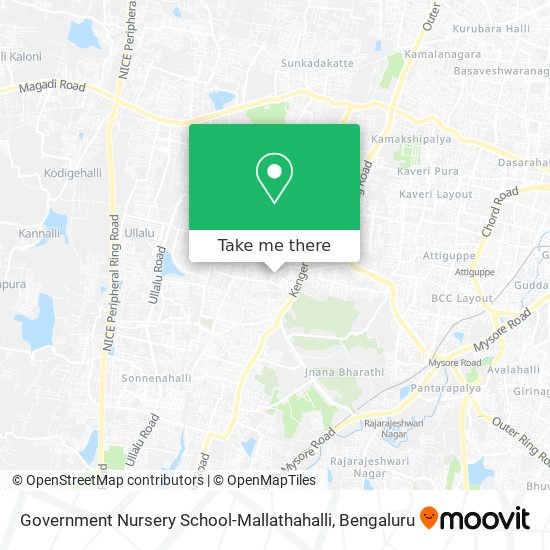 Government Nursery School-Mallathahalli map