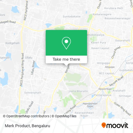 Merk Product map