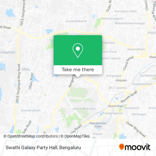 Swathi Galaxy Party Hall map