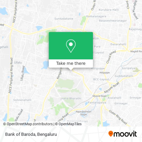 Bank of Baroda map