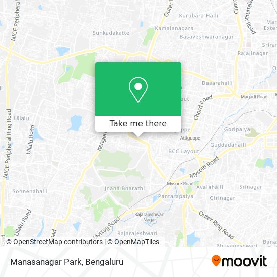 Manasanagar Park map