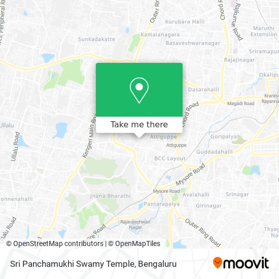 Sri Panchamukhi Swamy Temple map