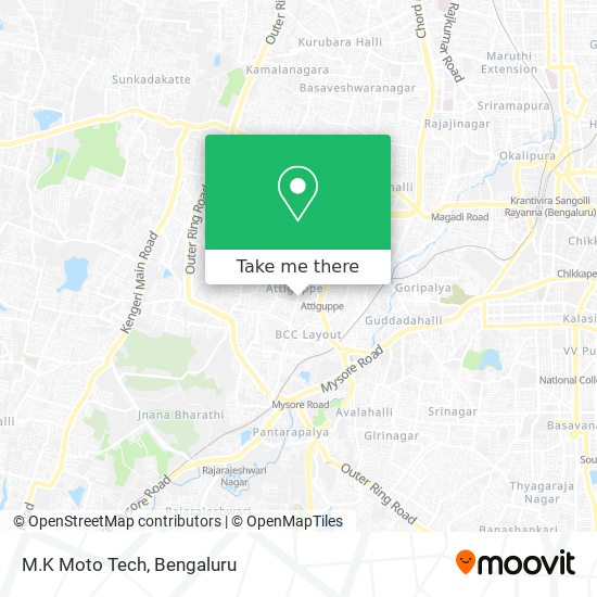 M.K Moto Tech map