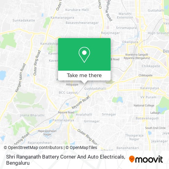 Shri Ranganath Battery Corner And Auto Electricals map