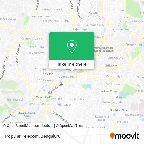 Popular Telecom map
