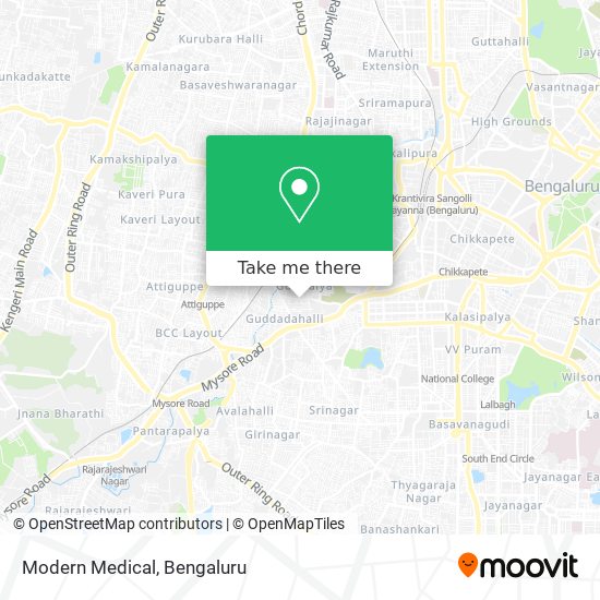 Modern Medical map