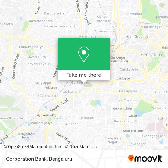 Corporation Bank map