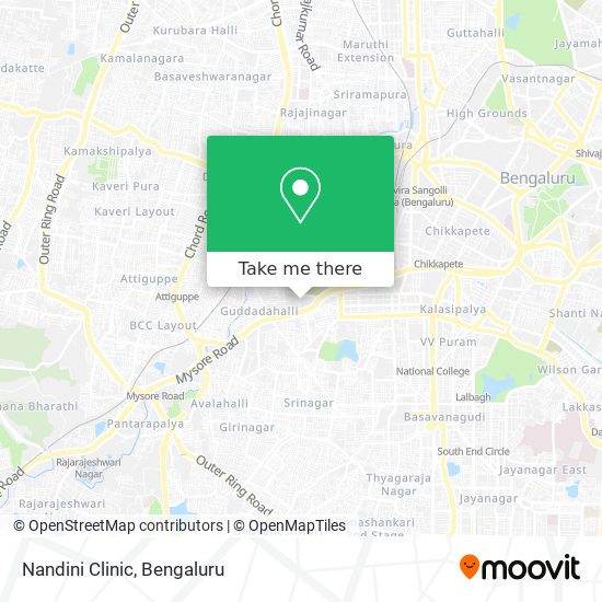 Nandini Clinic map