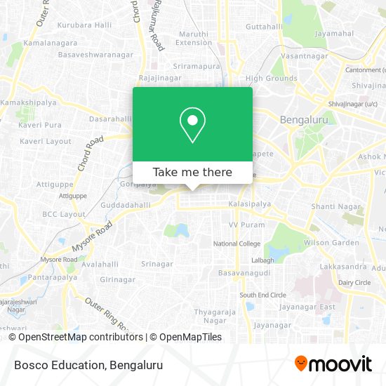 Bosco Education map