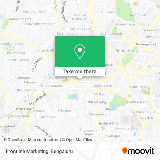Frontline Marketing map