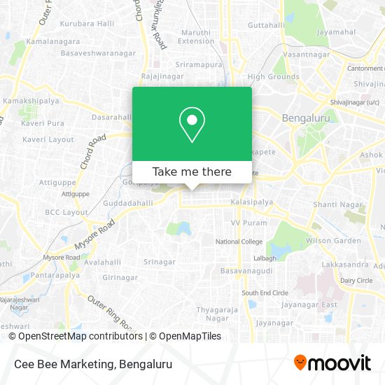 Cee Bee Marketing map