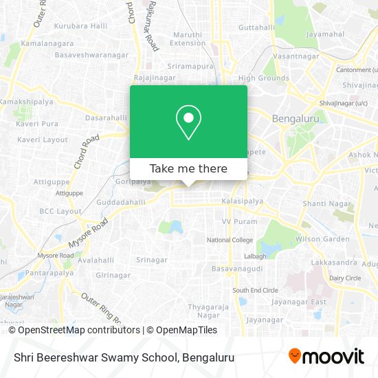 Shri Beereshwar Swamy School map