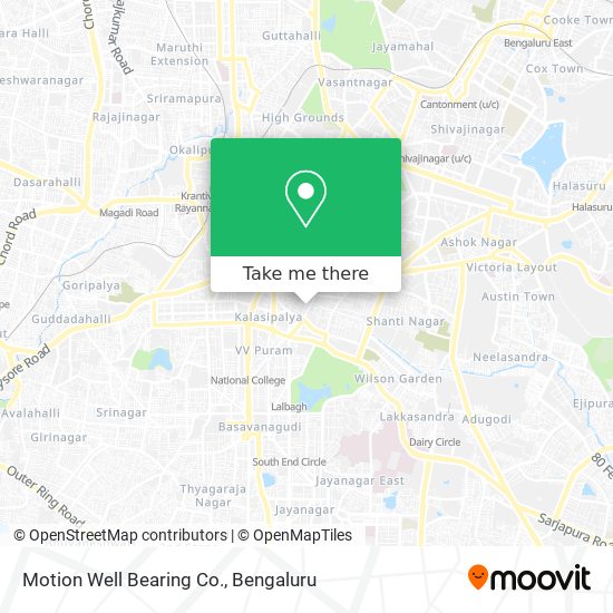 Motion Well Bearing Co. map