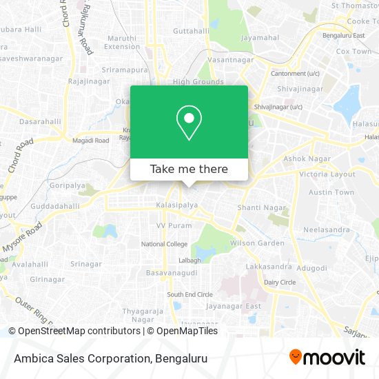 Ambica Sales Corporation map