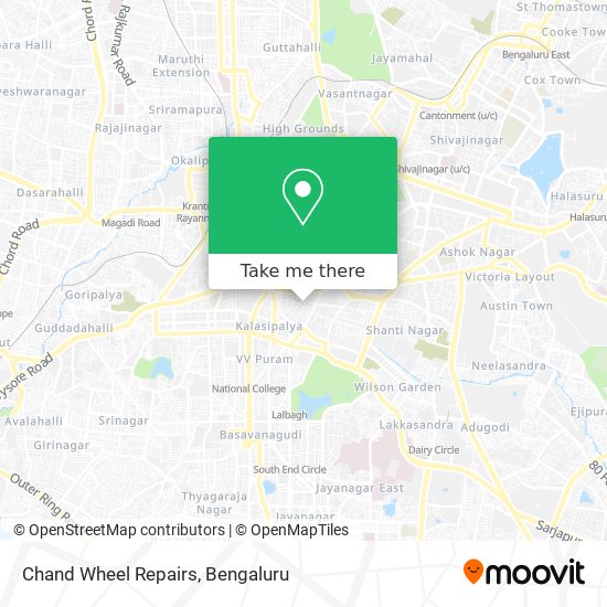 Chand Wheel Repairs map