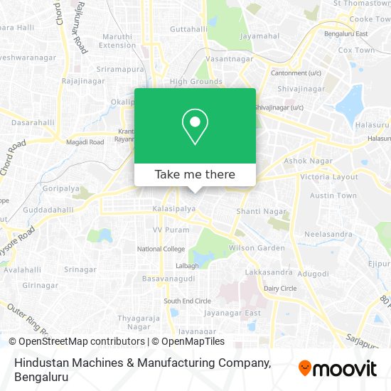 Hindustan Machines & Manufacturing Company map