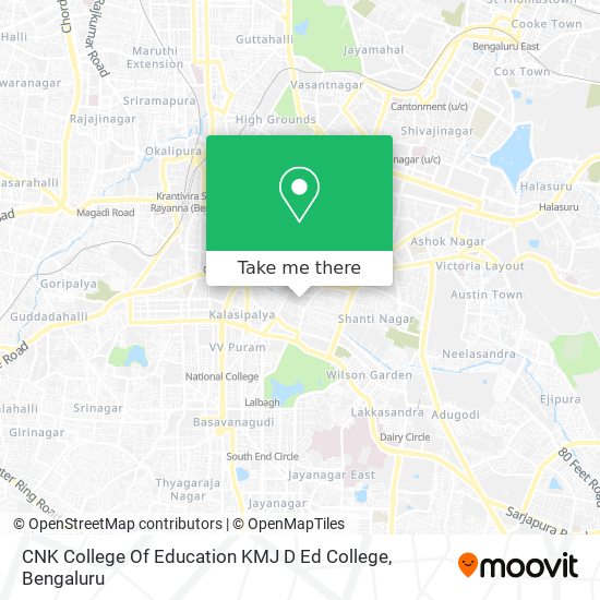 CNK College Of Education KMJ D Ed College map