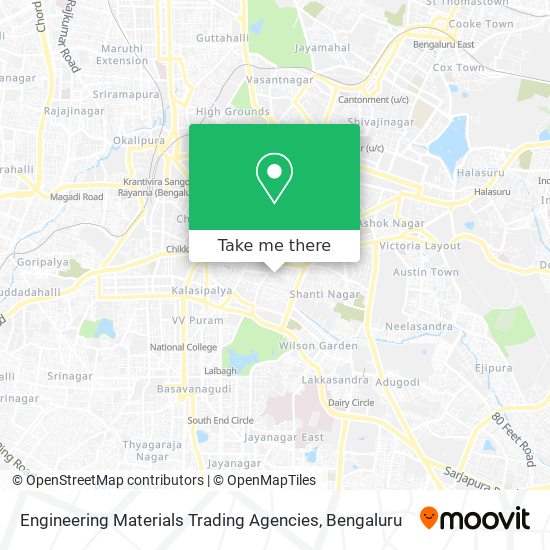 Engineering Materials Trading Agencies map