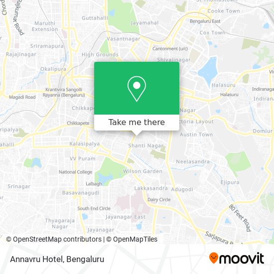 Annavru Hotel map